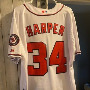 Bryce Harper Washington Nationals Jersey.